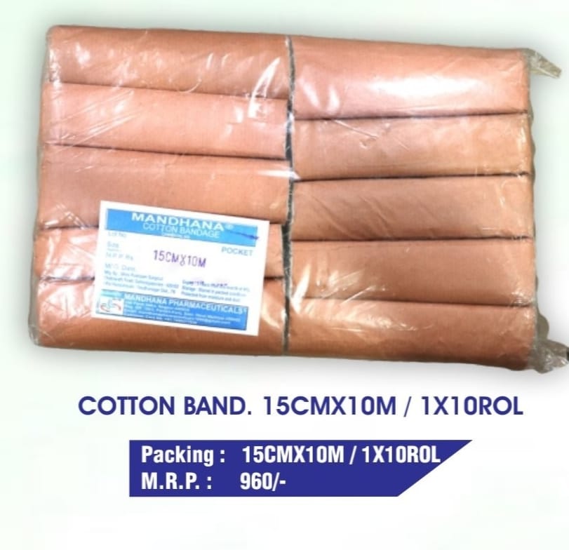 MANDHANA COTTON BANDAGE 15CMX10M